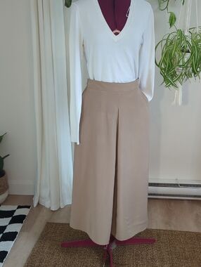 Max Studio Beige/Tan Maxi Skirt